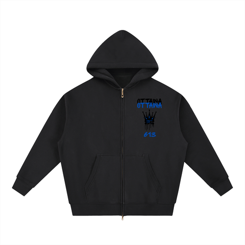 613 Print Zip-Up Hoodie (6 Colors)